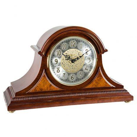 Classic Mantel Clocks - Hermle AMELIA Quartz Mantel Clock 21130N9Q, Cherry