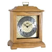 Classic Mantel Clocks - Hermle AUSTEN Bracket-Style Quartz Mantel Clock 22518I9Q, Light Oak