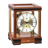 Classic Mantel Clocks - Hermle BERGAMO Mantel Clock #22998160352, Cherry