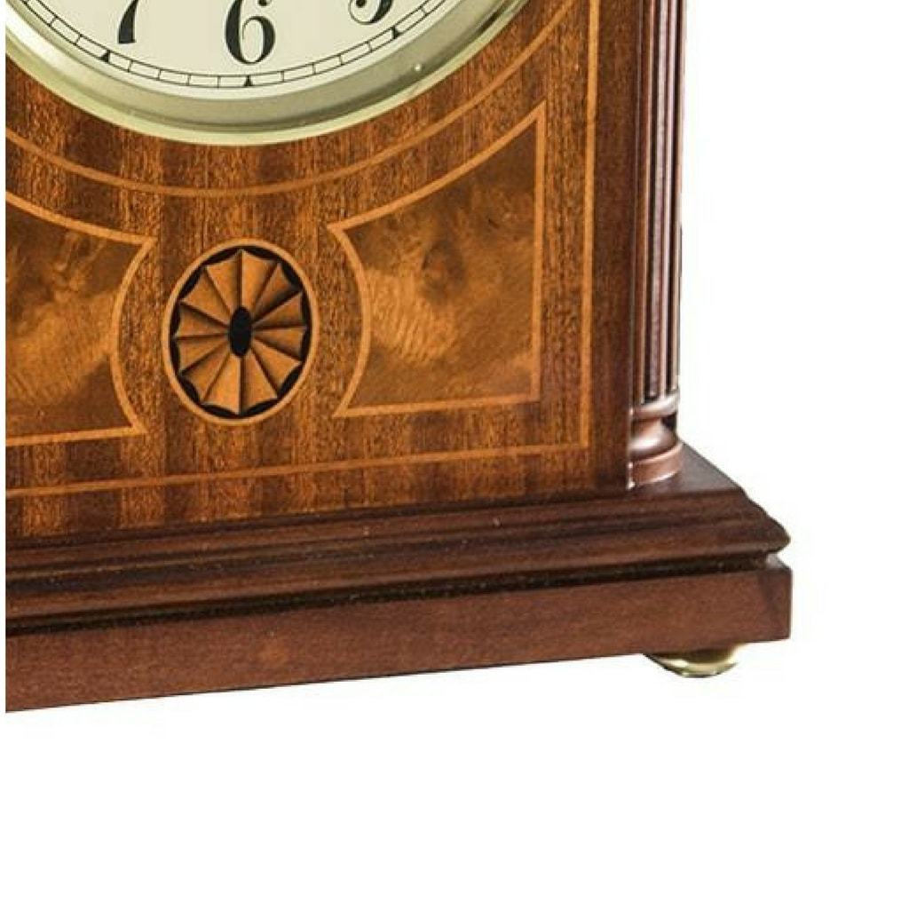 Classic Mantel Clocks - Hermle CLEARBROOK Mechanical Mantel Clock #22877070340, Mahagony