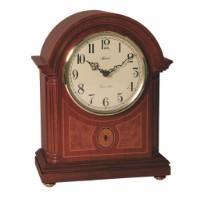 Classic Mantel Clocks - Hermle CLEARBROOK Quartz Mantel Clock #2287707Q, Mahagony