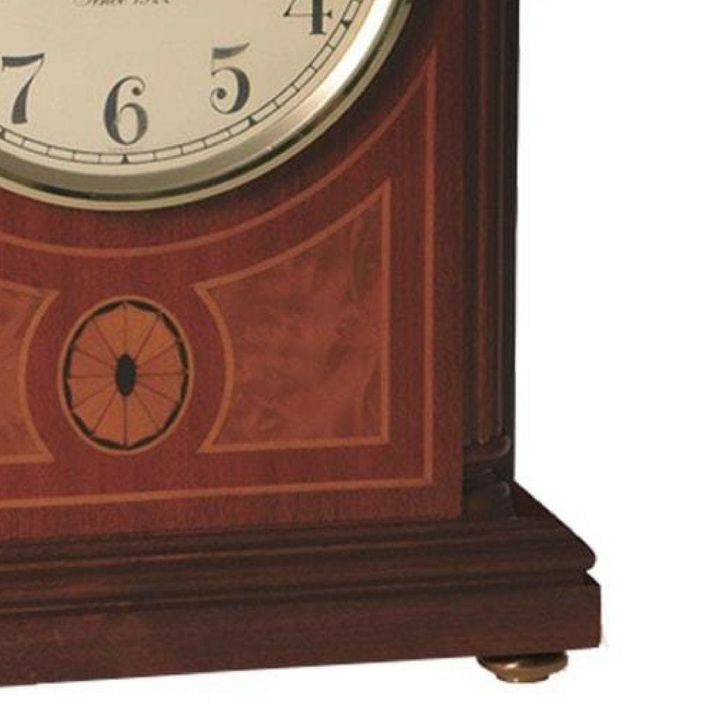 Classic Mantel Clocks - Hermle CLEARBROOK Quartz Mantel Clock #2287707Q, Mahagony