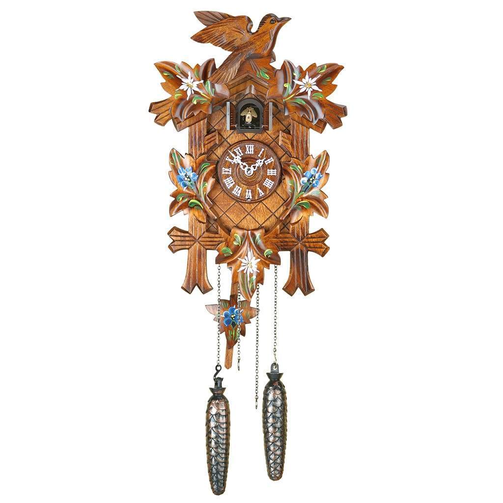 Cuckoo Clock - Hermle ADELHEIDE Quartz Black Forest Cuckoo Clock #55000 By Trenkle Uhren