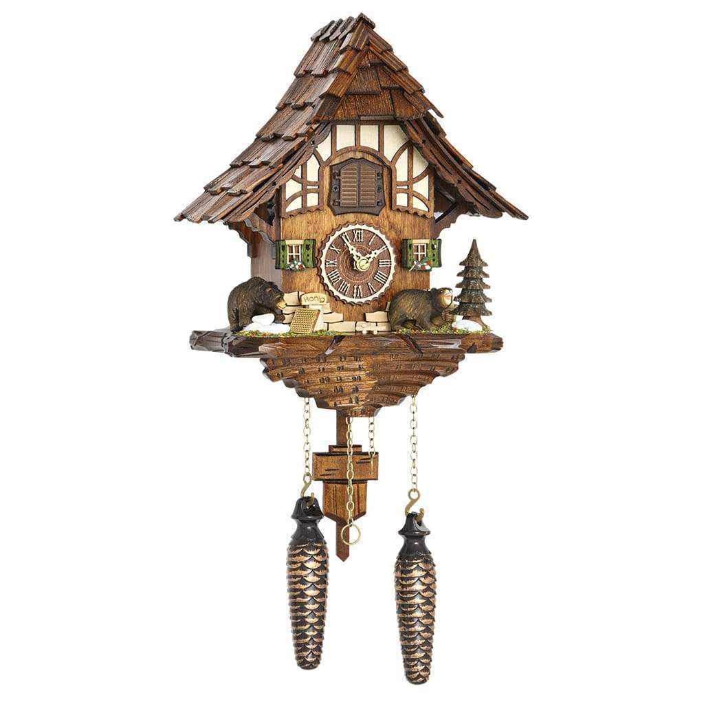 Cuckoo Clock - Hermle BAIERSDORF Black Forest Cuckoo Clock #54000 By Trenkle Uhren