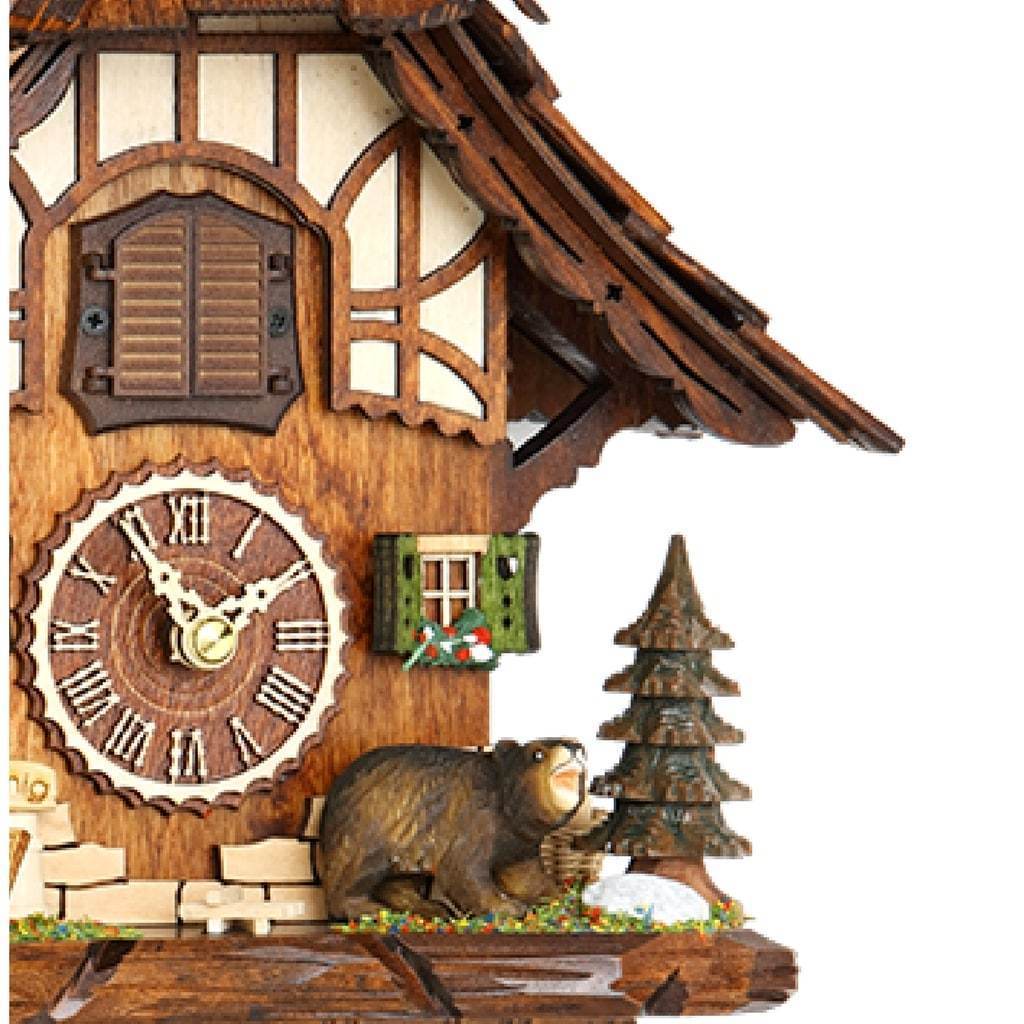 Cuckoo Clock - Hermle BAIERSDORF Black Forest Cuckoo Clock #54000 By Trenkle Uhren