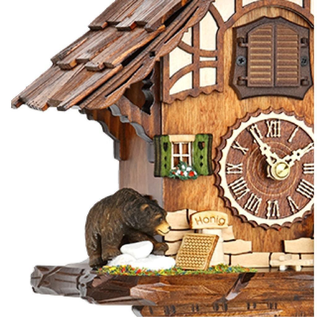 Cuckoo Clock - Hermle BAIERSDORF Black Forest Cuckoo Clock #54000 By Trenkle Uhren