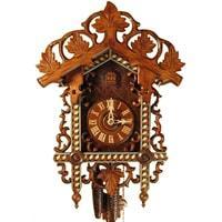 Cuckoo Clock - Romba BahnhŠusle 1259, Inlay, Leaves