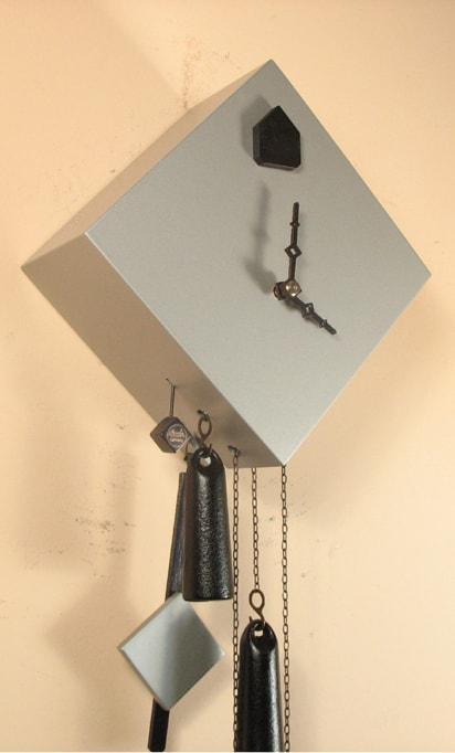 Cuckoo Clock - Romba Design RA13-6B Modern Black Forest Cuckoo Clock, 3rd Generation Rombach & Haas