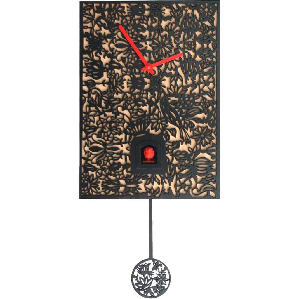 Cuckoo Clock - Romba Filigree SNQ2 Modern Black Forest Cuckoo Clock, 3rd Generation Rombach & Haas
