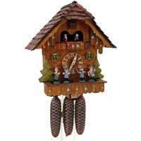 Sternreiter Musicians, Black Forest Musical Cuckoo Clock, Chalet, Whimsical Animation, Dancers 8390