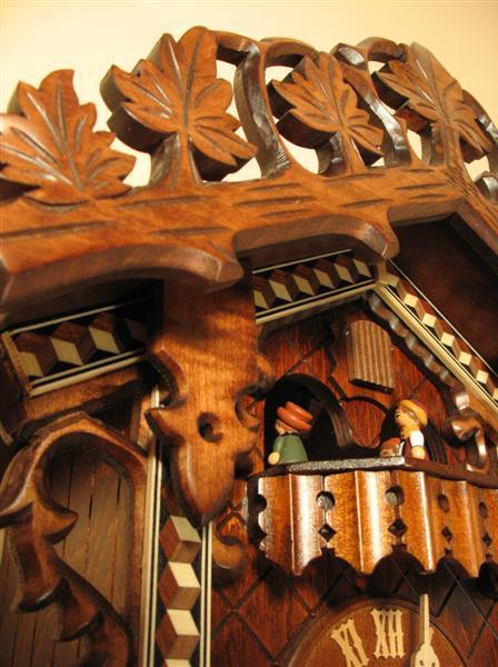 Cuckoo Clock - Rombach & Haas Bahnhäusle 8-Day Black Forest Cuckoo Clock With Half And Full Hour Call, #8359