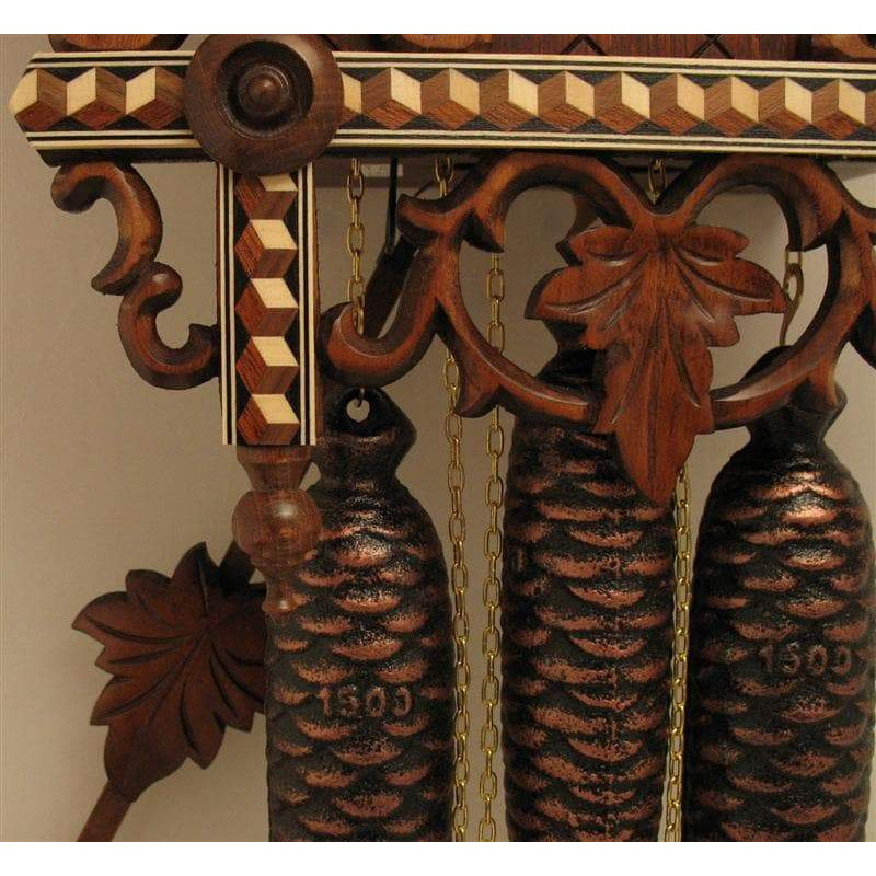 Rombach & Haas Bahnhäusle 8-Day Black Forest Cuckoo Clock with Half and Full Hour Call, #8359