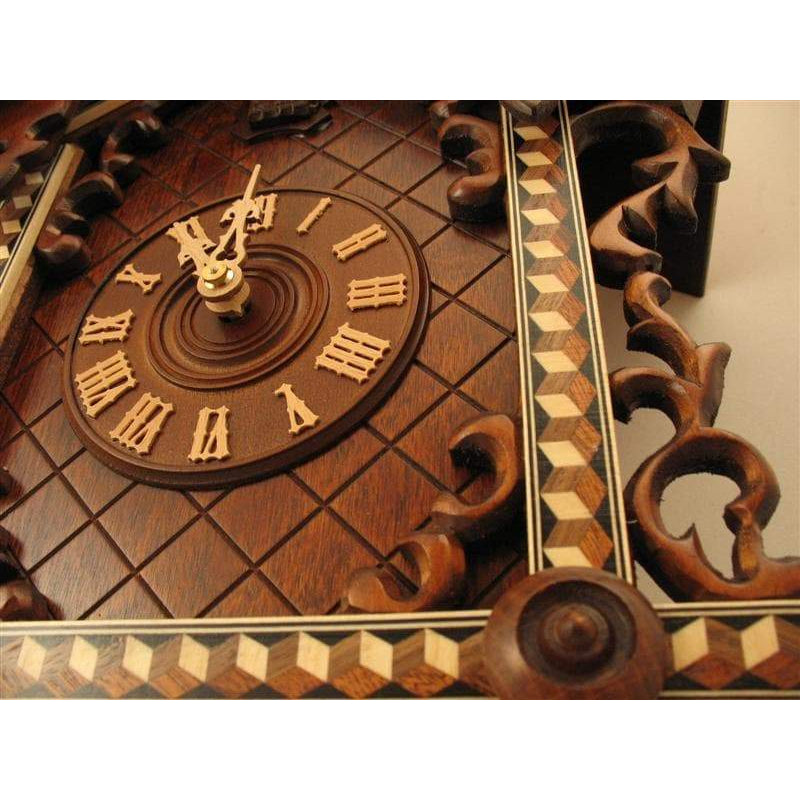 Rombach & Haas Bahnhäusle Black Forest Cuckoo Clock, 8-Day, Half and Full Hour Call, #8259