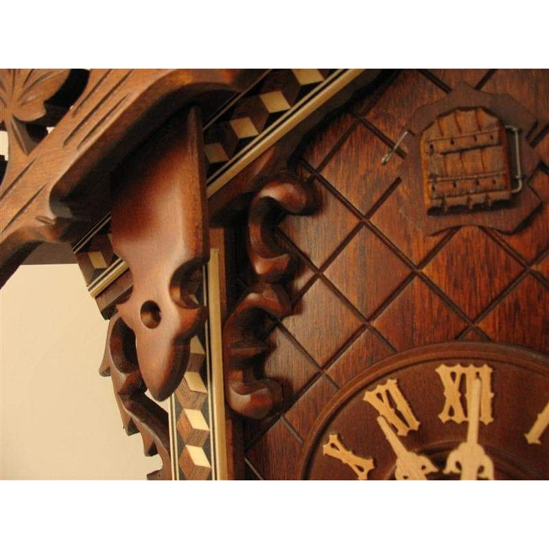 Rombach & Haas Bahnhäusle Black Forest Cuckoo Clock, 8-Day, Half and Full Hour Call, #8259