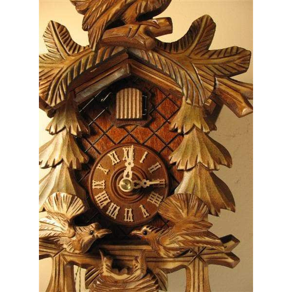 Rombach & Haas (Romba) FEEDING BIRDS Model 1208 1-Day Black Forest Cuckoo Clock