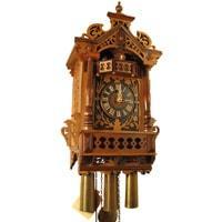 Cuckoo Clock - Rombach & Haas (Romba) FRETWORK Model 8364 8-DAY Black Forest Cuckoo Clock With Music Box, Animated Figures And Intricate Details