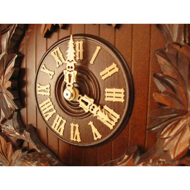 Rombach & Haas (Romba) HOOTING OWL Model 8245, 8-Day, Intricately Carved