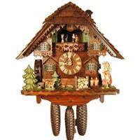 Cuckoo Clock - Rombach & Haas (Romba) WATERGIRL Model 8363, 8-Day Black Forest Musical Cuckoo Clock With Animated, Intricately Carved Figures