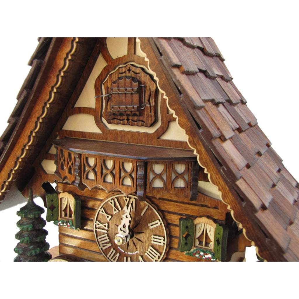 Cuckoo Clock - Sternreiter Alpenhorn Black Forest Mechanical Cuckoo Clock #1317