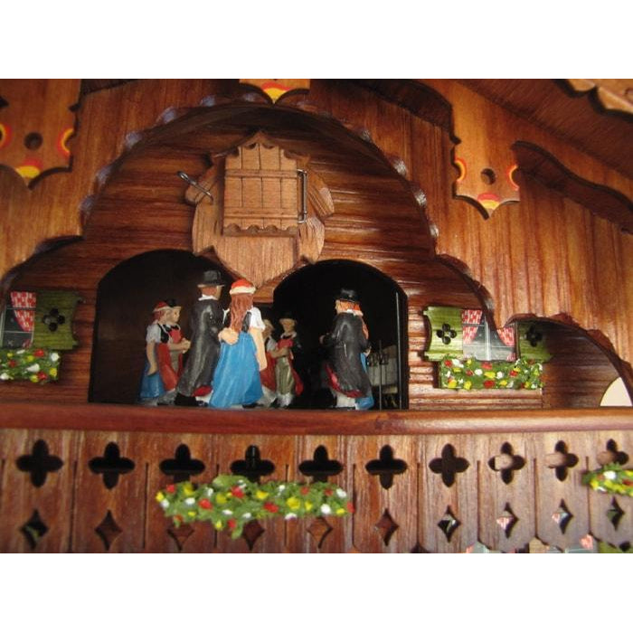 Sternreiter Bavarian Chalet Black Forest Mechanical Cuckoo Clock #8389