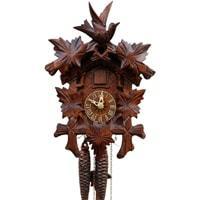 Cuckoo Clock - Sternreiter Bird And Leaf Black Forest Mechanical Cuckoo Clock #1209