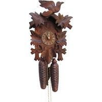 Cuckoo Clock - Sternreiter Bird And Leaf Black Forest Mechanical Cuckoo Clock #8200