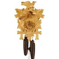 Cuckoo Clock - Sternreiter Bird And Leaf Black Forest Mechanical Cuckoo Clock #8200N*