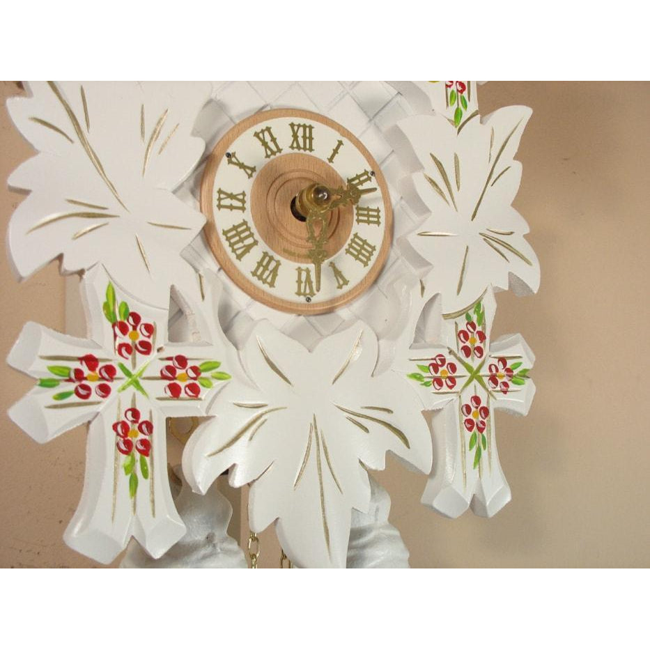Sternreiter Bird and Leaf Black Forest Mechanical Cuckoo Clock #8200W