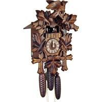 Cuckoo Clock - Sternreiter Bird And Leaf Black Forest Mechanical Cuckoo Clock #8301