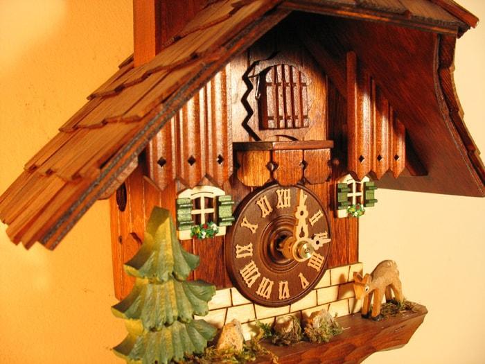 Cuckoo Clock - Sternreiter Chimneysweep Black Forest Mechanical Cuckoo Clock #1216