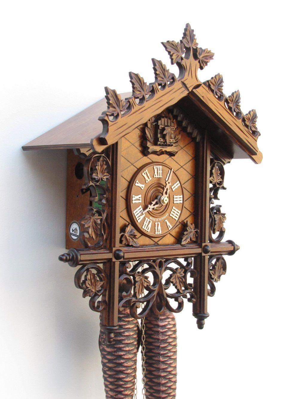 Cuckoo Clock - Sternreiter Smaller Design Classic Style Black Forest Mechanical Cuckoo Clock #8229