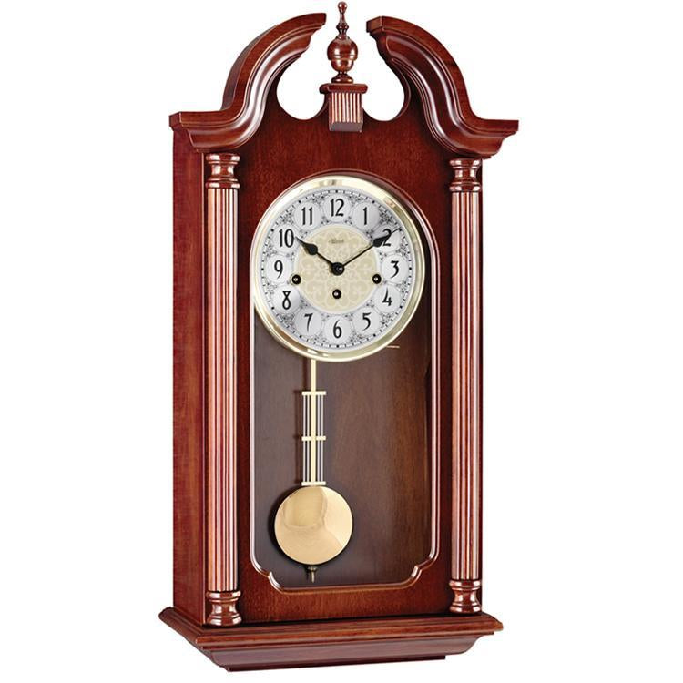 Hermle HOPEWELL Regulator Wall Clock 70820N90341, Cherry Finish