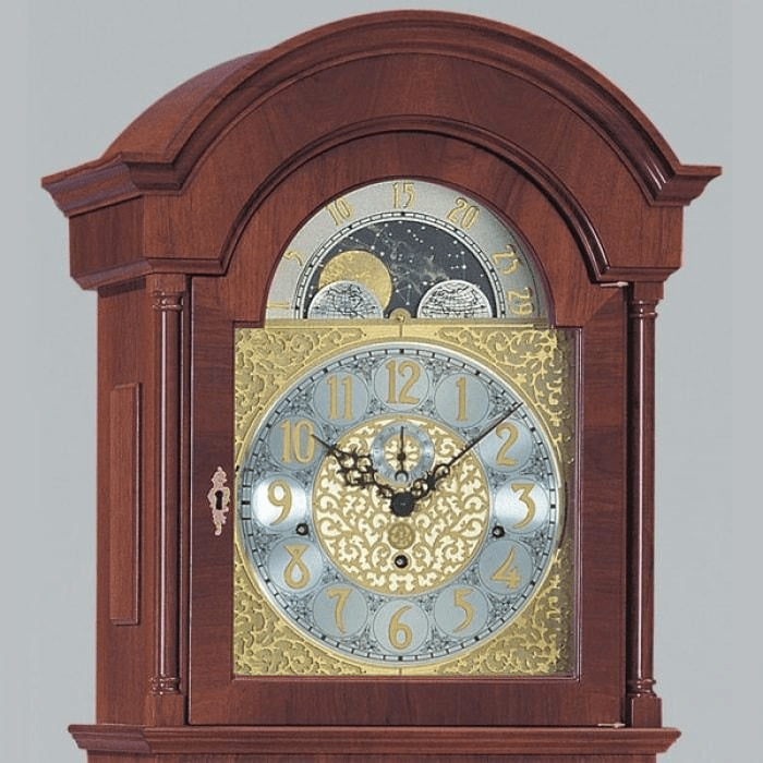 Floor Clock / Grandfather Clock - Kieninger 0105-31-01 Snowden Floor Clock, Westminster Chimes, 8-Day, Mahogany