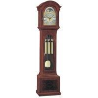 Floor Clock / Grandfather Clock - Kieninger 0105-31-02 Snowden Floor Clock, Triple Chimes, 8-Day, Moonphase, Mahogany