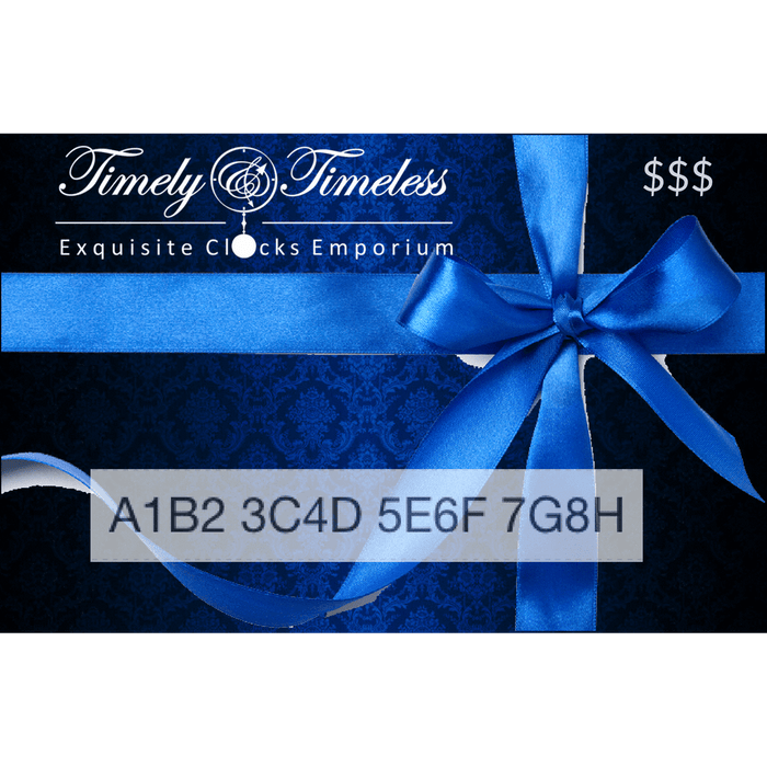 Timely & Timeless Gift Card