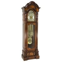 Grandfather Clock - Hermle ANSTEAD Tubular Triple Chime Grandfather Clock 010953N91171T, Cherry