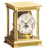 Mantel / Mantle / Table Clock - Kieninger 1240-06-05 WELLINGTON Mantel Clock With Triple Chimes, Calendar And Moonphase