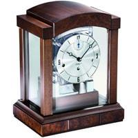 Kieninger 1242-22-03 Mantel Clock, Triple Chimes,  Multifunctional Dial, Walnut
