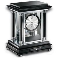 Kieninger 1246-82-02 Artemis Classical Mantel Clock, Piano Black & Silver Dial