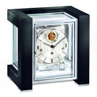 Mantel / Mantle / Table Clock - Kieninger 1266-96-04 Limited 100 Edition TETRIKA TOURBILLON DESIGN-CUBE, Black Piano Finish