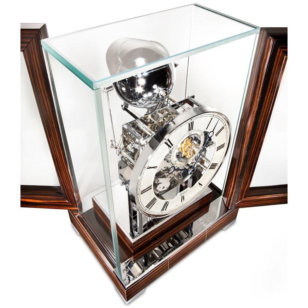Mantel / Mantle / Table Clock - Kieninger 1713-57-01 250 Limited Edition TOURBILLON BELLS Mantel Clock With Nested Bell And Triple Chimes
