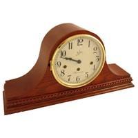 Mantel / Mantle / Table Clock - Sternreiter Brahms MM 808 119 04 Mechanical Tambour Mantel Clock, 8-Day, Oak
