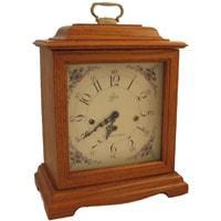 Mantel / Mantle / Table Clock - Sternreiter Sloan MM 808 373 04 Mechanical Tambour Mantel Clock, 8-Day, Oak