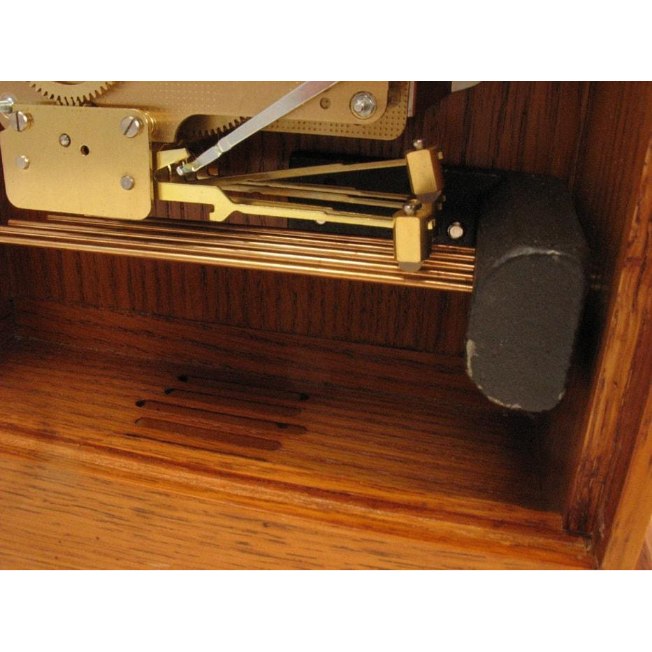 Sternreiter Sloan MM 808 373 04 Mechanical Tambour Mantel Clock, 8-Day, Oak