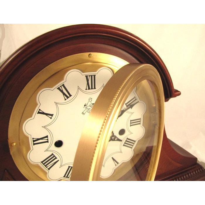 Sternreiter Tristan MM 808 126 08 Mechanical Tambour Mantel Clock, 8-Day, Cherry