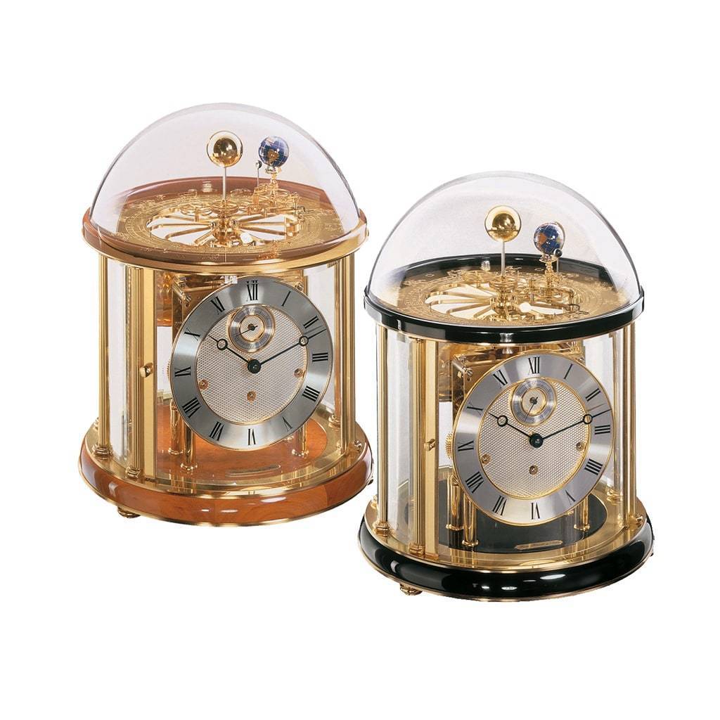 Mechanical Astronomical Clocks - Hermle TELLURIUM I Mechanical Table Clock #22805740352, Black