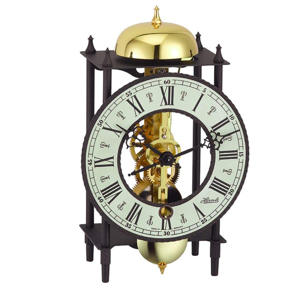 Modern Design Mantel Clocks - Hermle BONN Mechanical Skeleton Table Clock 23001000711, Brass