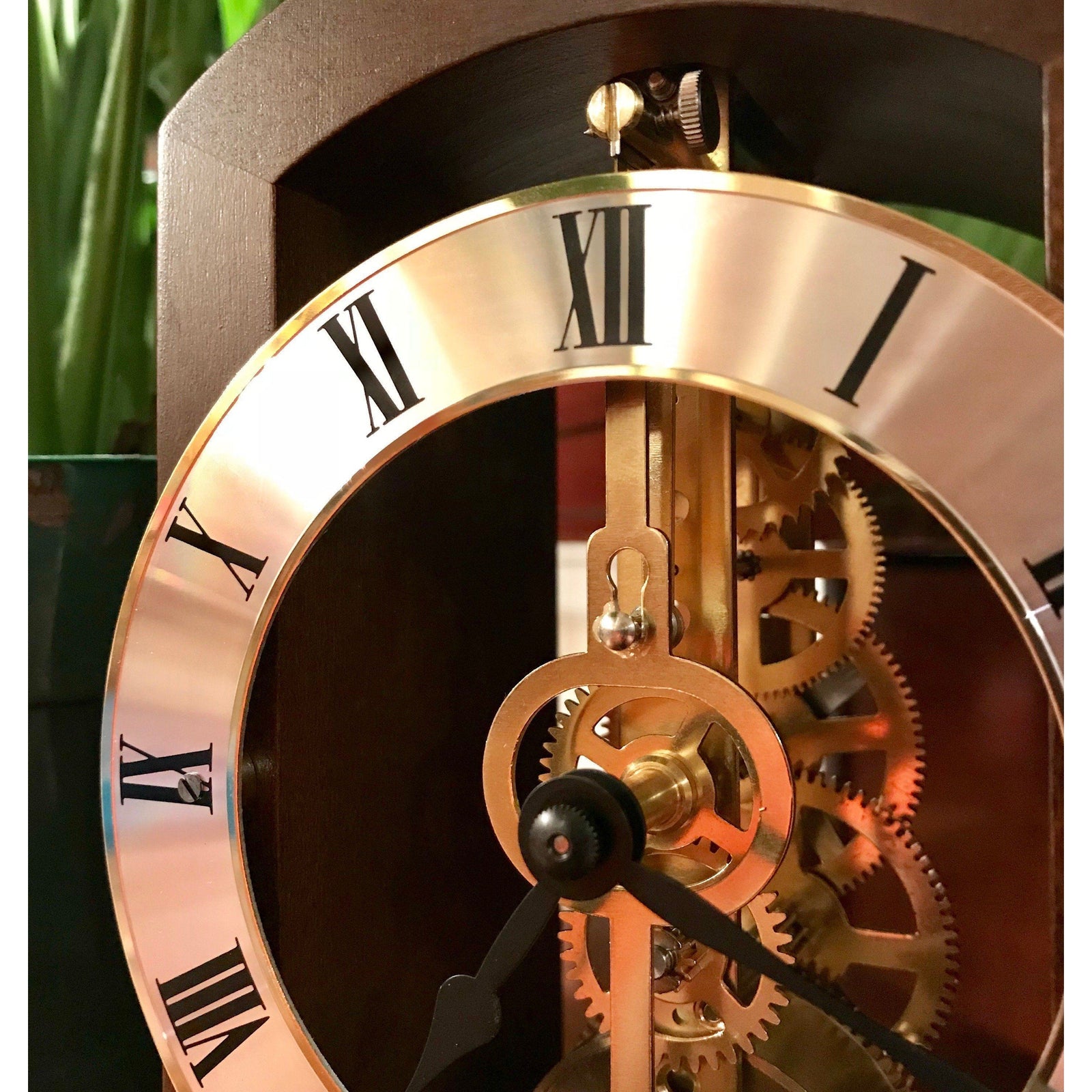 Hermle PATTERSON Mechanical Table Clock #23015740721, Black