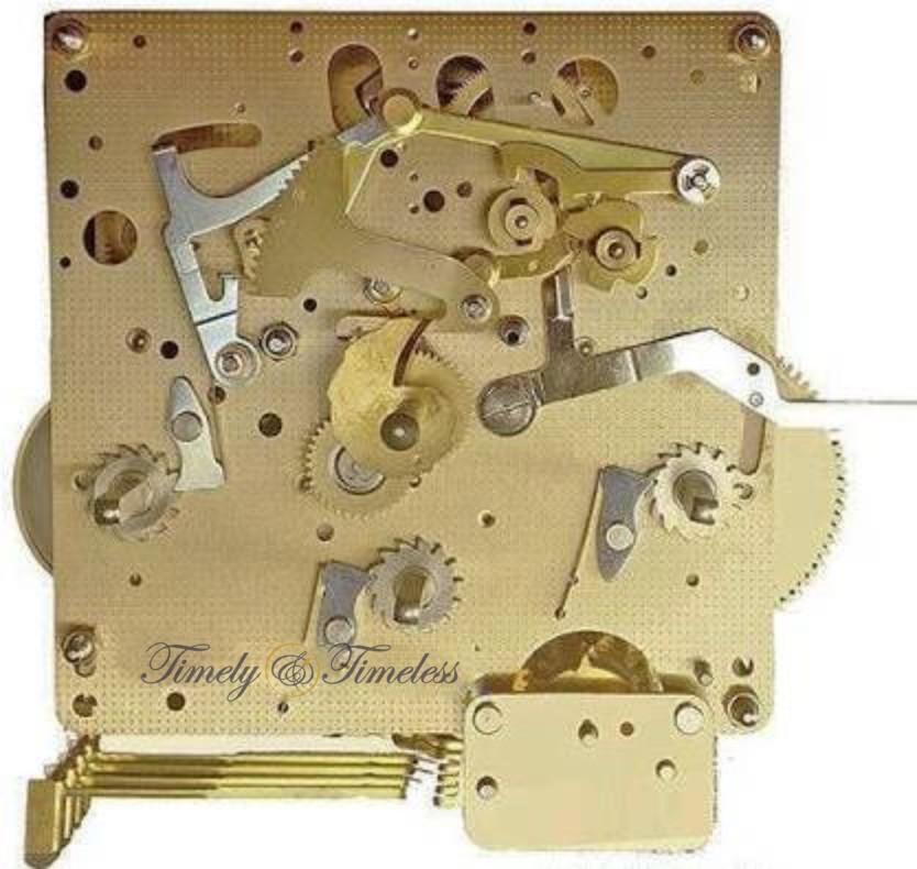 Movement - Hermle Clock Movement 1051-031A Gearing 25, 34, 38 Or 55cm
