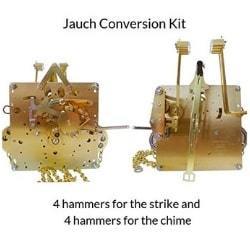 Movement - J-61 Jauch Conversion Movement Mechanism Kit For Jauch Grandfather Nit Conversion To Hermle 451-053H.75 Westminster Chime